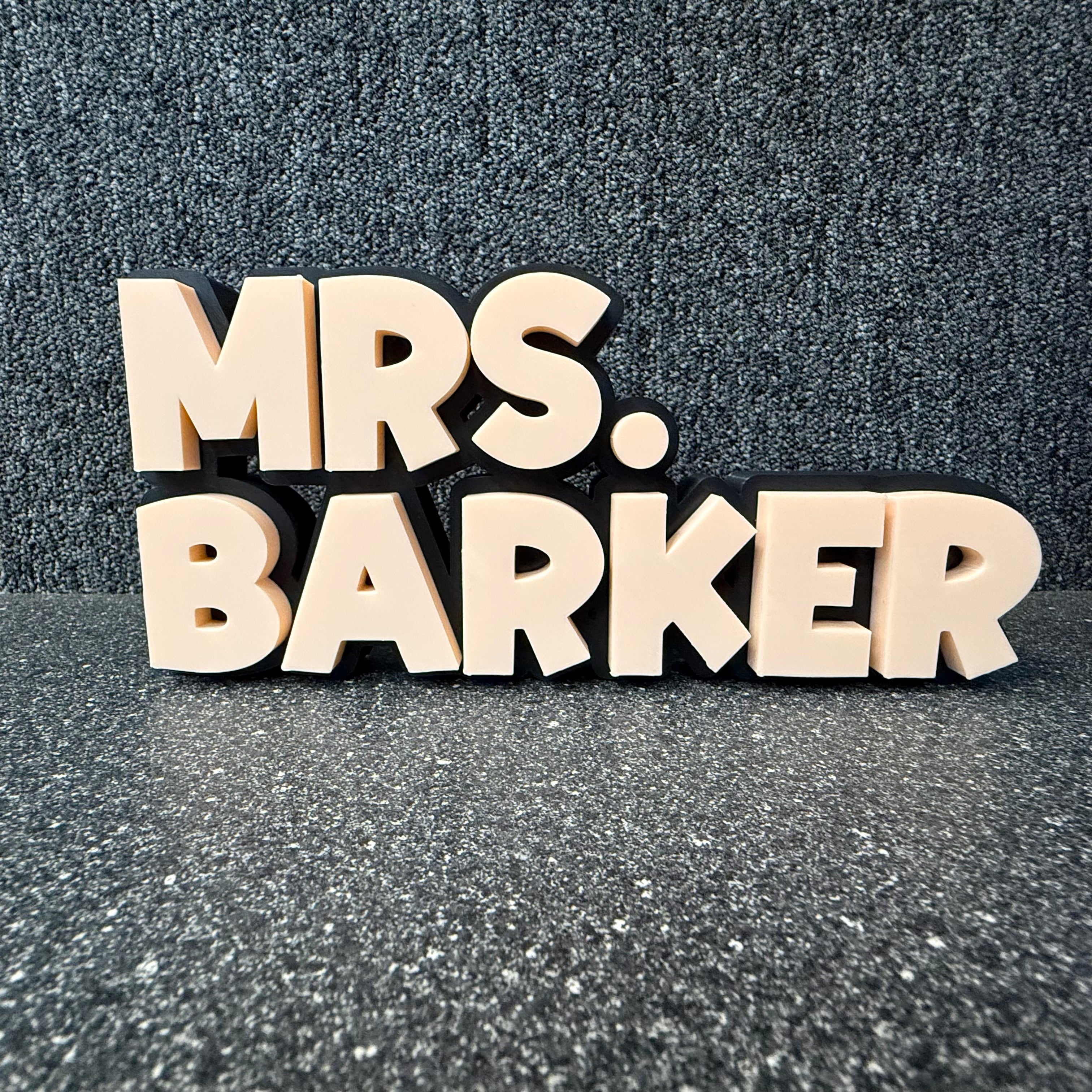 Name Desk Plates